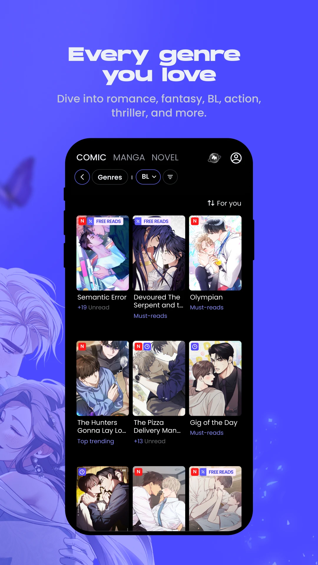 Manta - Manga, Manhwa, Novels screenshot