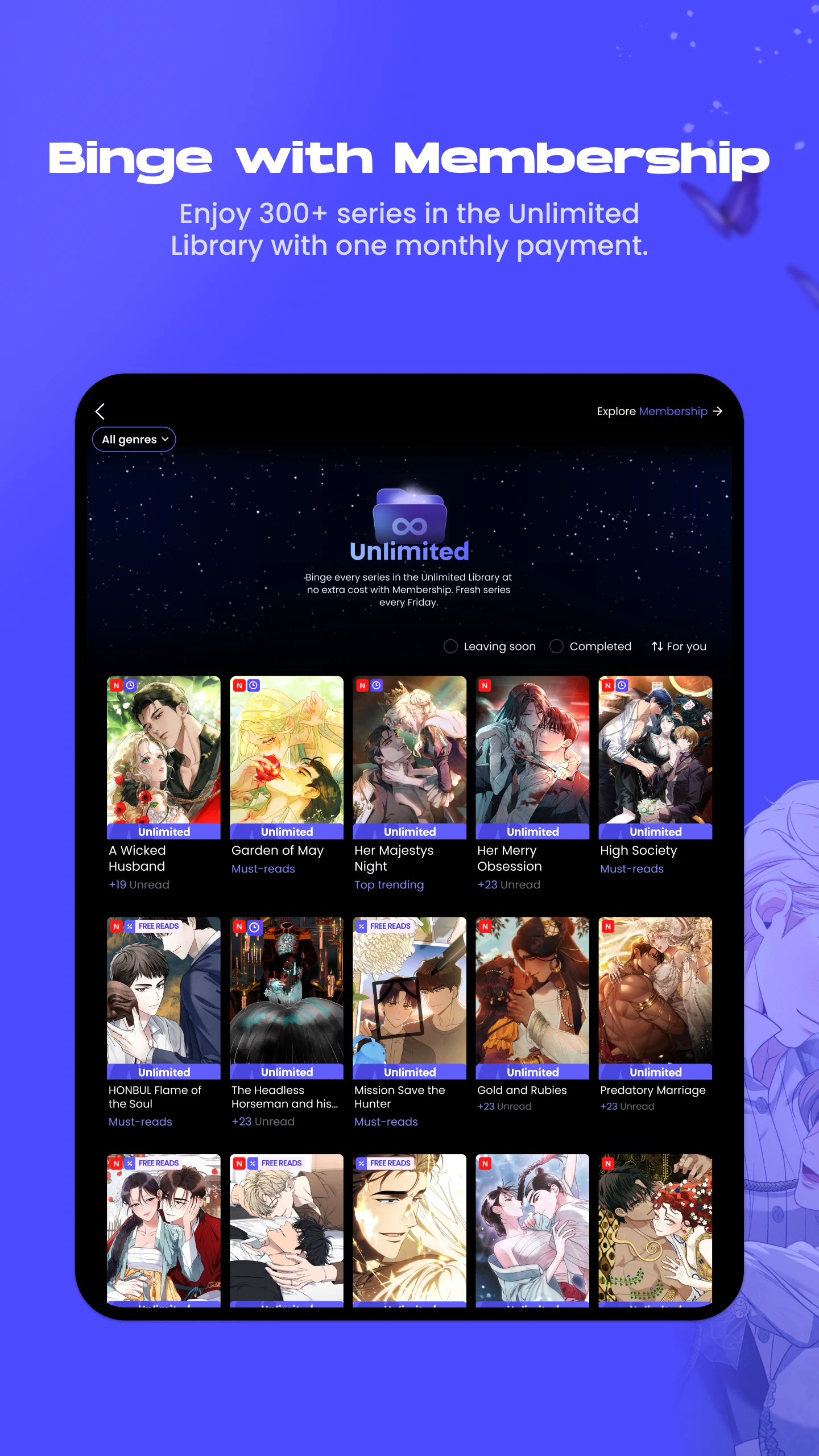 Manta - Manga, Manhwa, Novels screenshot