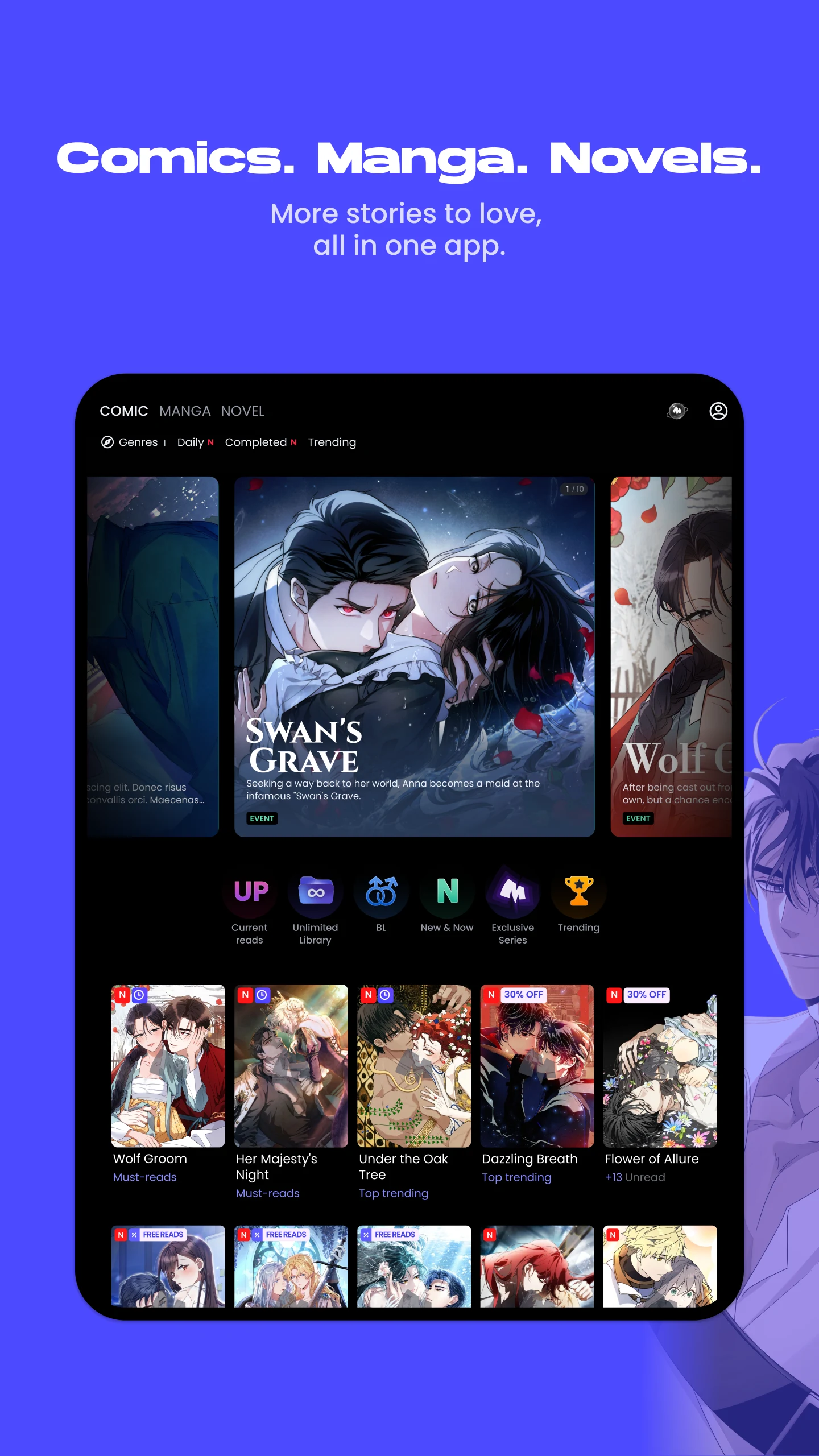 Manta - Manga, Manhwa, Novels screenshot