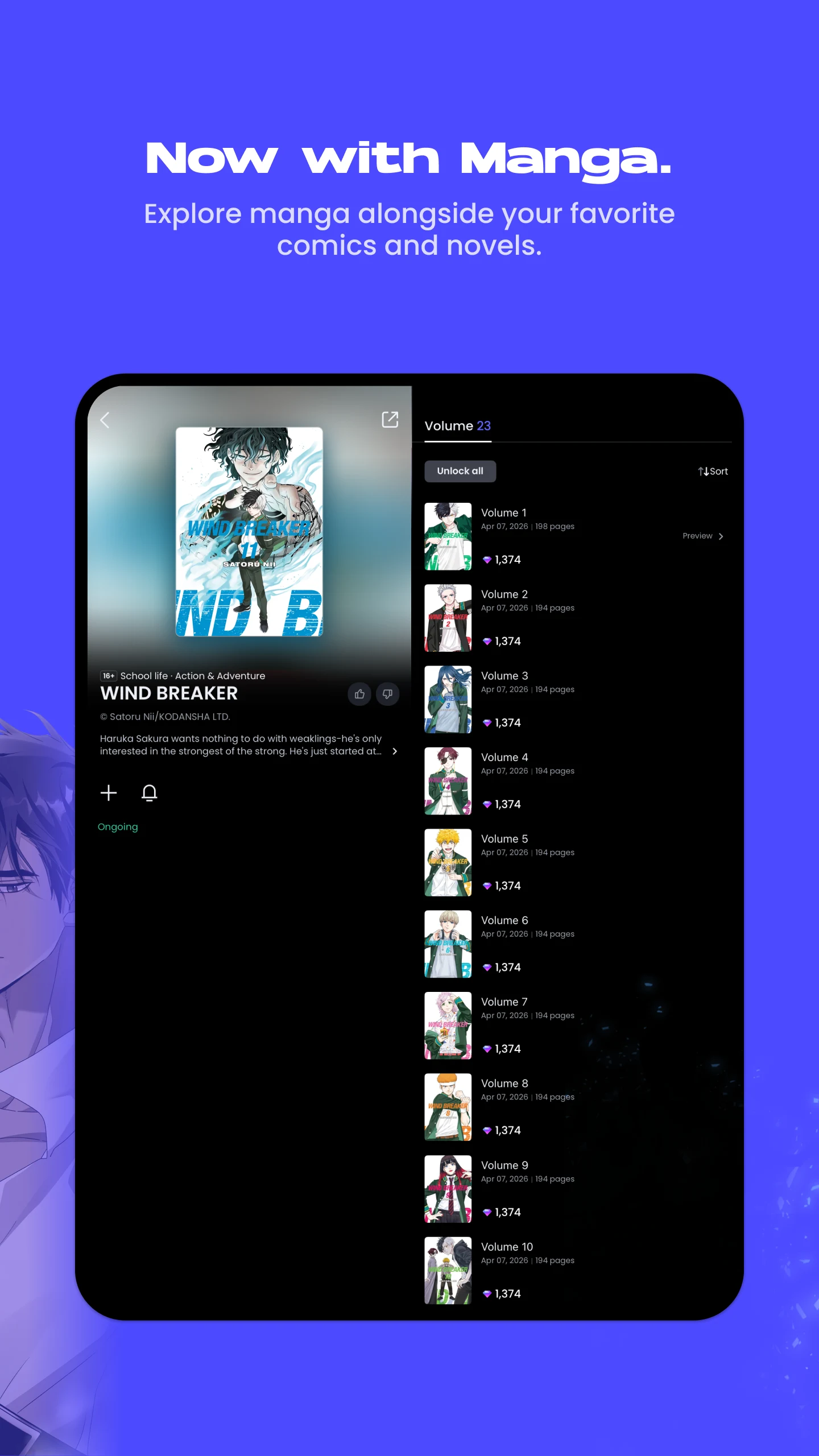 Manta - Manga, Manhwa, Novels screenshot
